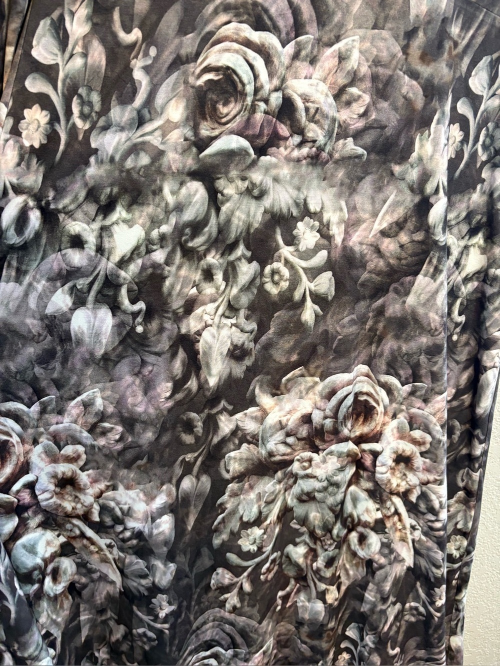 Soft Surroundings Naima Dress Floral Moody Dark Academia Maxi Dress XL - Picture 14 of 16